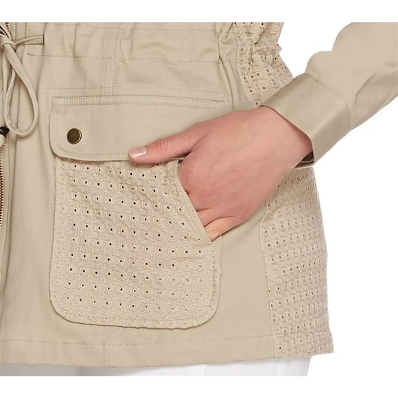 Linea by Louis Dell'Olio Womens Zip Jacket Size M - Picture 3 of 5